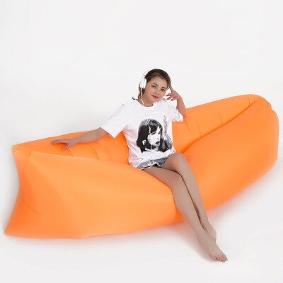 BNY Inflatable Lounger Chair Sofa Bed Air Sofa Sleeping Bag Couch Beans for  Bean Bag Chair for Beach Camping Park BBQ Music Festivals