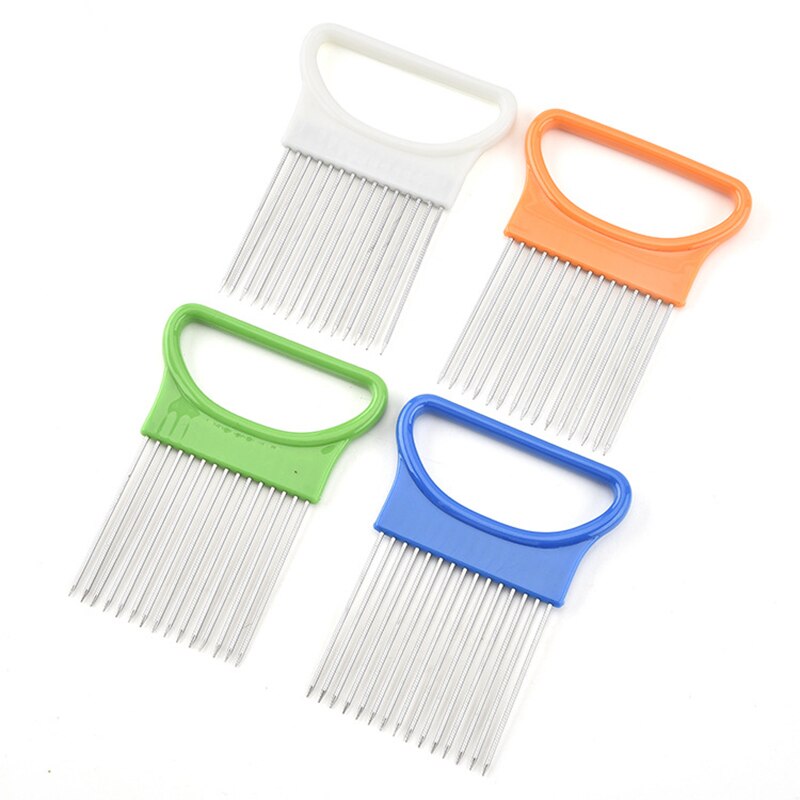 Onion Tomato Fruits Cutter Fork Slicer Knife