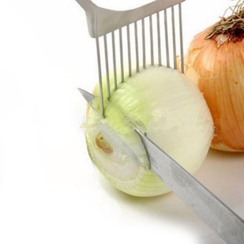 Onion Tomato Fruits Cutter Fork Slicer Knife