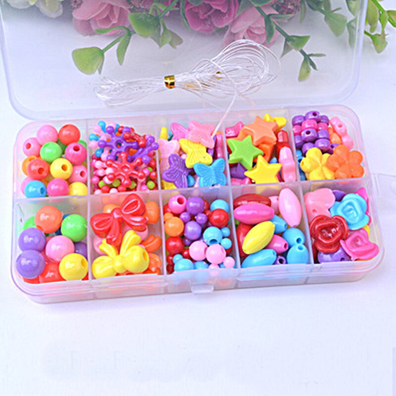 Beads DIY Hand-made Necklaces Bracelets Girl Puzzles