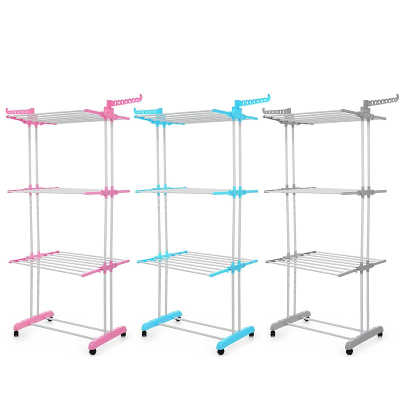 Clothes Drying Rack - Standing Vertical Clothes Hanger