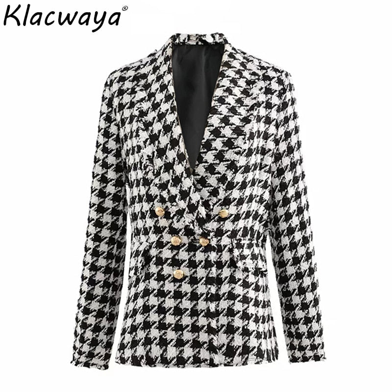 Women Tweed Jackets Office