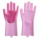 Set of 4 - Dishwashing Silicone Gloves