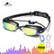 Swimming Goggles glasses with earplugs Nose clip Waterproof Silicone