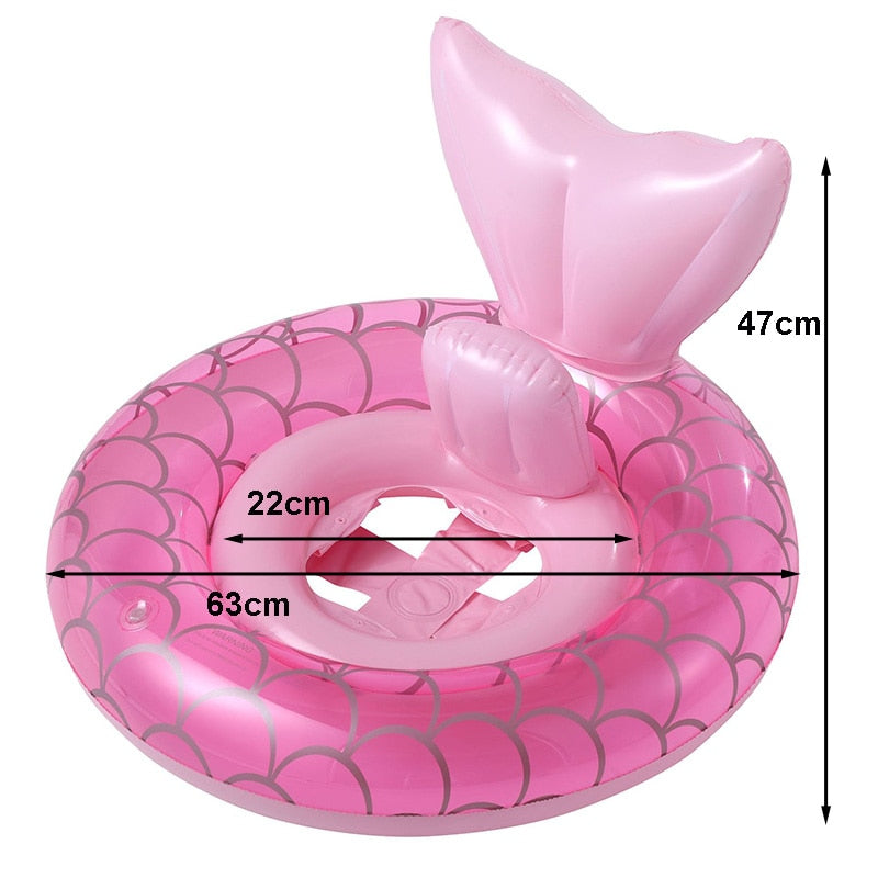 Inflatable Float Swimming Pool Ring Baby Infant Seat
