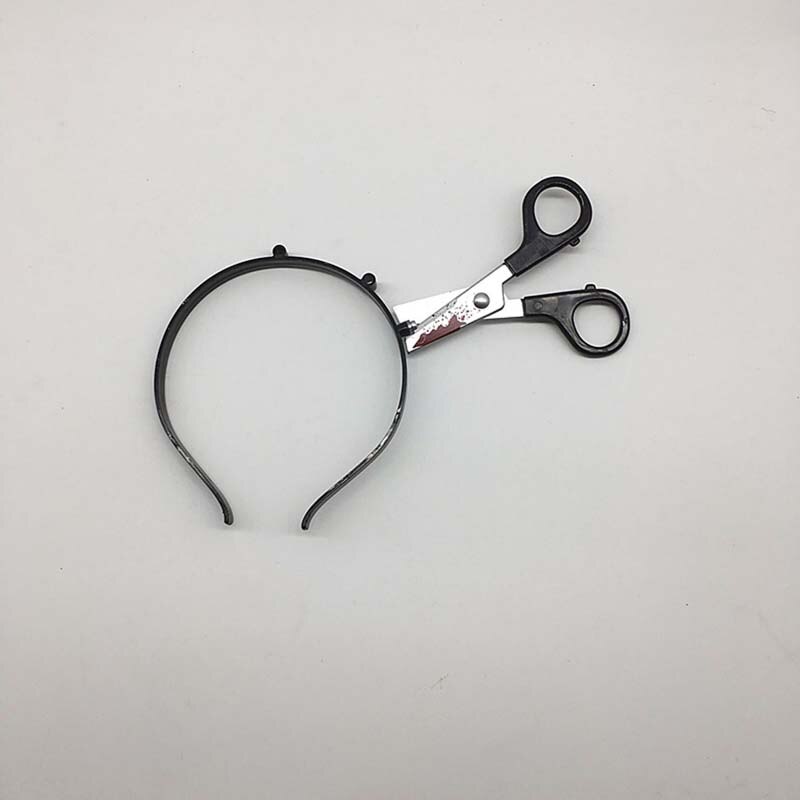Halloween Horror Headband Scary Blood Fake Axe Knife hairbands Prop