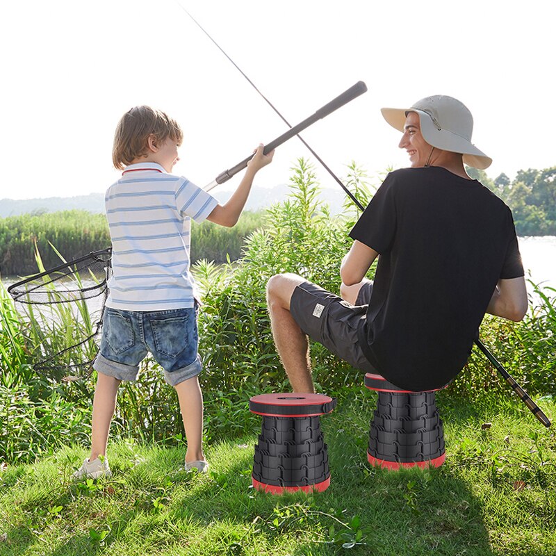 Telescopic Portable Chair Stool for Camping Traveling Picnic