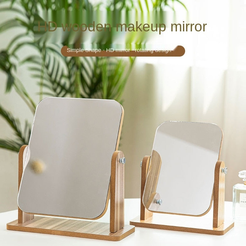 Portable Rotary Mirror for Make-up