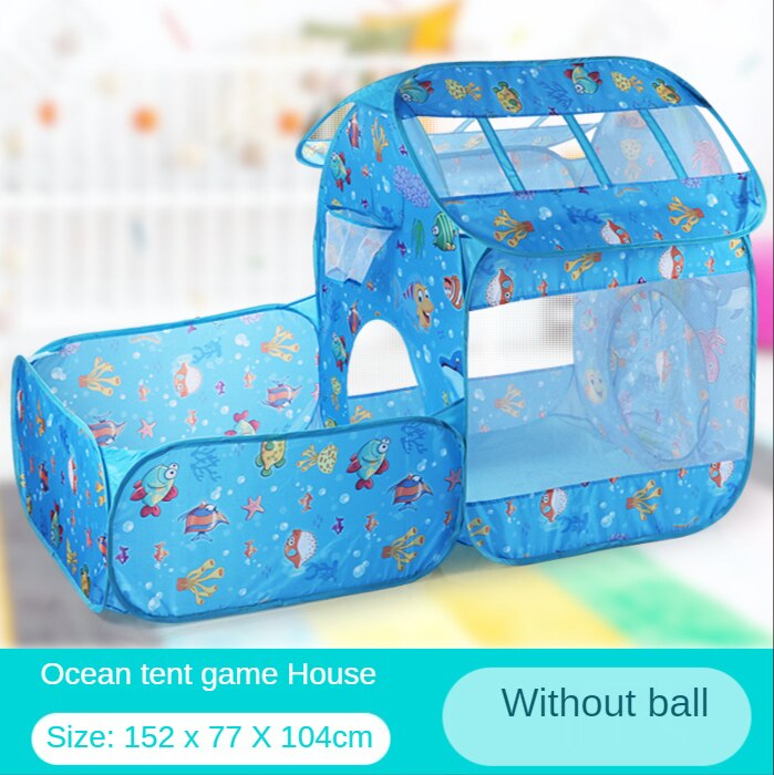 Indoor Crawling Folding Play House Tunnel Tent
