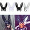 Women Party Bunny Long Ears Rabbit Face Mask Halloween Cosplay Costume
