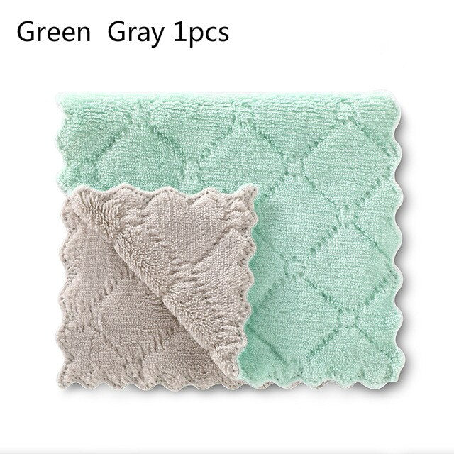 Pack of 30 - Kitchen Dish Degreasing Cloth Household Cleaning Dusting Wiping Towel