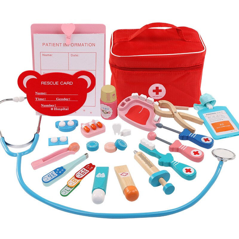 Pretend Play Doctor Set Nurse Injection Medical Kit Role Play for Children