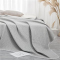 Cotton Knitted Summer Blanket Queen Size AC Air Conditioning Comforter Quilt