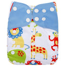 Pack of 5 - Reusable Cloth Diaper Adjustable Baby Nappies Washable Fit 3-15 kg