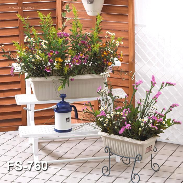 Balcony Planting Pot Bracket Flower Pot Plastic Flower Stand Three-Story