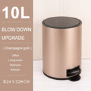 Trash Bin 6L 10L 12L With Cover Stainless Steel