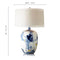 Chinese style simple lamp hand-painted blue and white