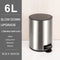 Trash Bin 6L 10L 12L With Cover Stainless Steel