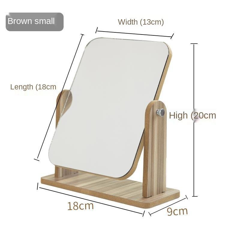 Portable Rotary Mirror for Make-up