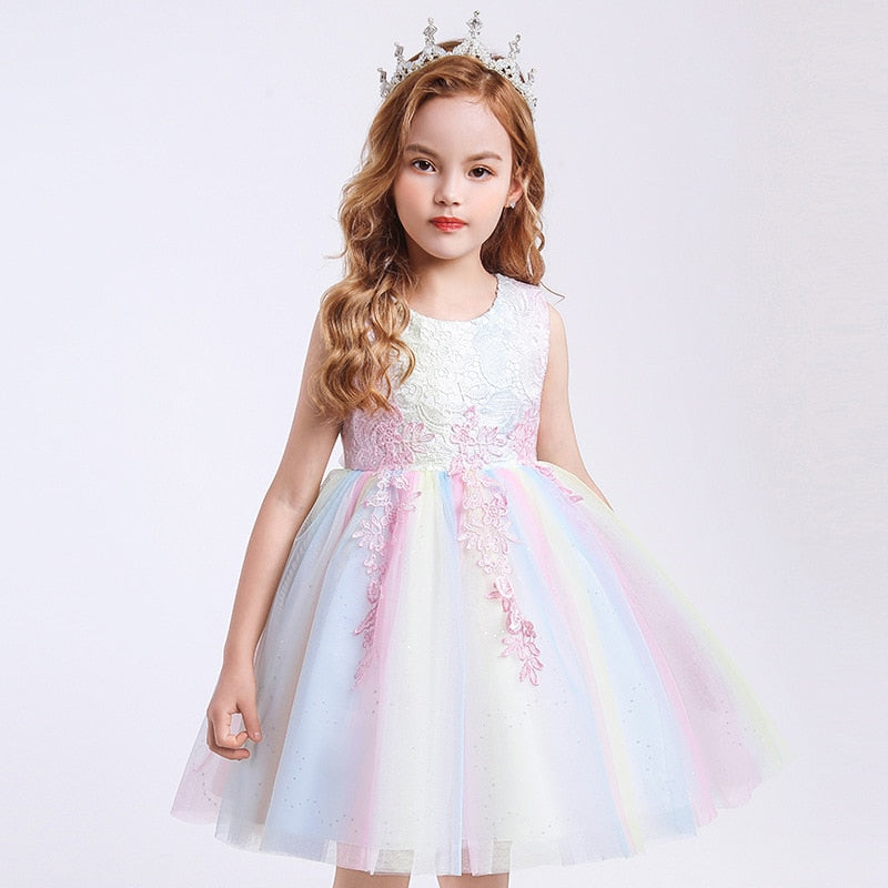 Girls Children Party Dress Princess Dress Kids Birthday