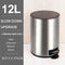 Trash Bin 6L 10L 12L With Cover Stainless Steel