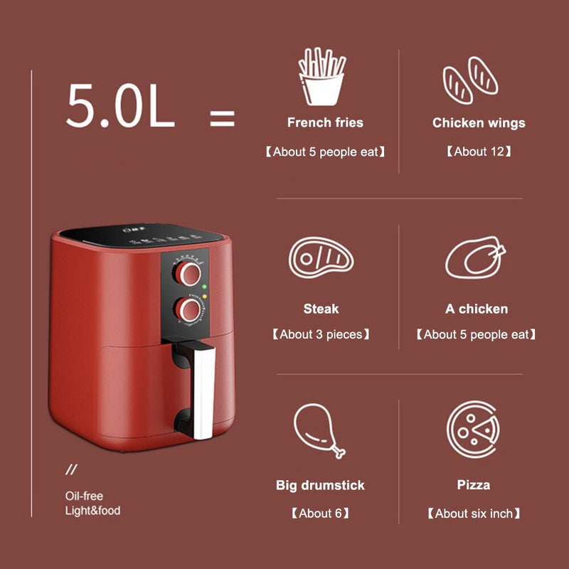 5L Air Fryer Fries Machine Electric Oven Barbecue