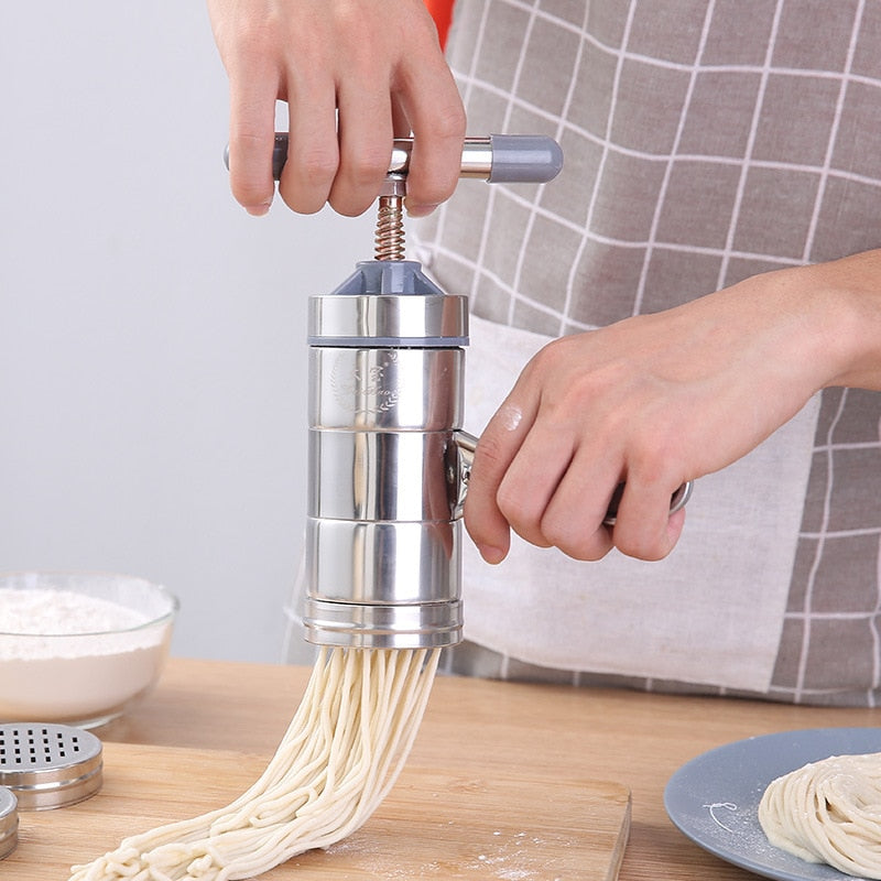 Pasta Noodle Maker Machine Cutter For Fresh Spaghetti Kitchen Pastry