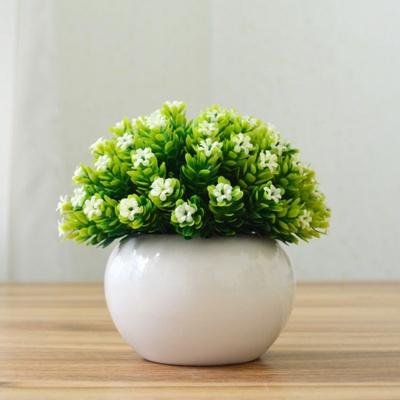 Artificial Floral plants in Round pot - Home decoration - mishiKart