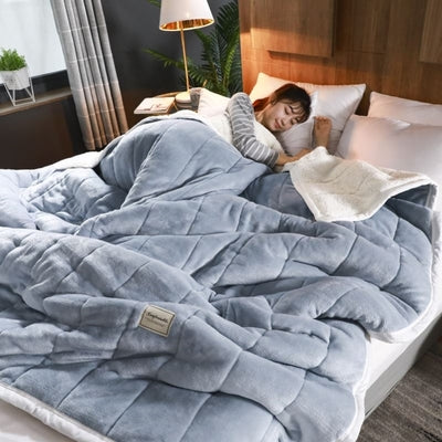 Fleece Blankets Thick Warm Winter Blankets Super Soft