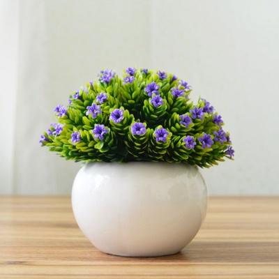Artificial Floral plants in Round pot - Home decoration - mishiKart