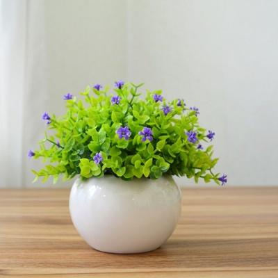 Artificial Floral plants in Round pot - Home decoration - mishiKart