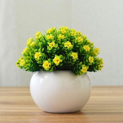 Artificial Floral plants in Round pot - Home decoration - mishiKart
