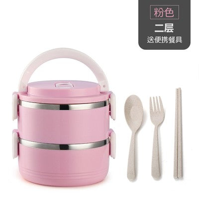 Pack of 10 - Lunch Box Thermal Stainless Steel