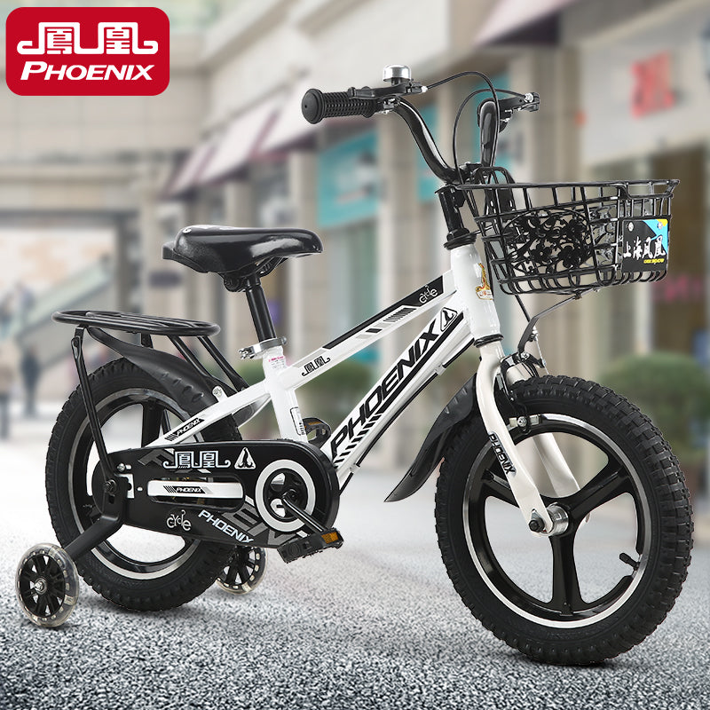 Phoenix Children's Bike 3-5-6-7-10-year-old stroller boys and girls 12-18 inch baby stroller