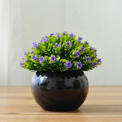 Artificial Floral plants in Round pot - Home decoration - mishiKart