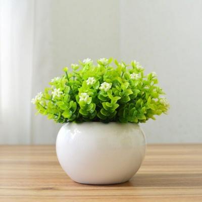 Artificial Floral plants in Round pot - Home decoration - mishiKart