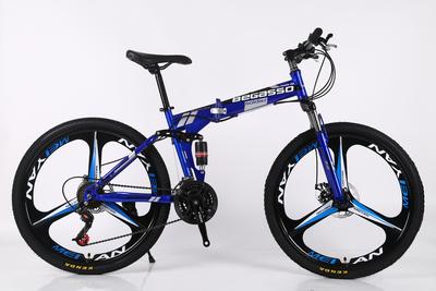 BeGasso 26 Inch Cycle Adult Foldable Mountain Bike Bicycle Racing Disc Brakes