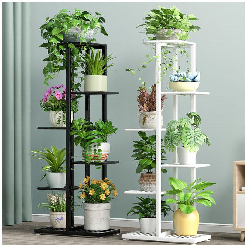 European Style Wrought Iron Flower Stand Floor Standing Flower Pot Multi Layer