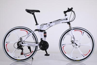 BeGasso 26 Inch Cycle Adult Foldable Mountain Bike Bicycle Racing Disc Brakes