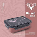 Pack of 10 - Portable Lunch Box (22.5*16.5*7cm)