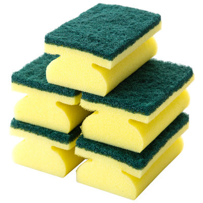 2 in 1 Sponge Box With Soap Dispenser Push Type Liquid Dish Brush