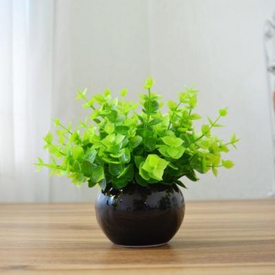 Artificial Floral plants in Round pot - Home decoration - mishiKart