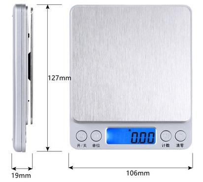 High-precision Kitchen Scale Baking Electronic (Max Weight 3Kg) - mishiKart