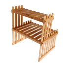 Bamboo Flower Stand Garden Organizer