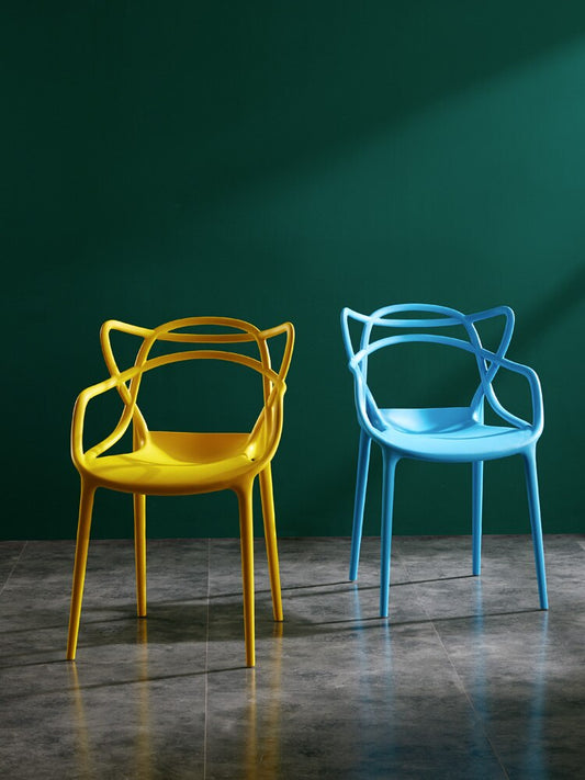 Nordic Creative Dining Chair with Backrest for Living Room & Bedroom