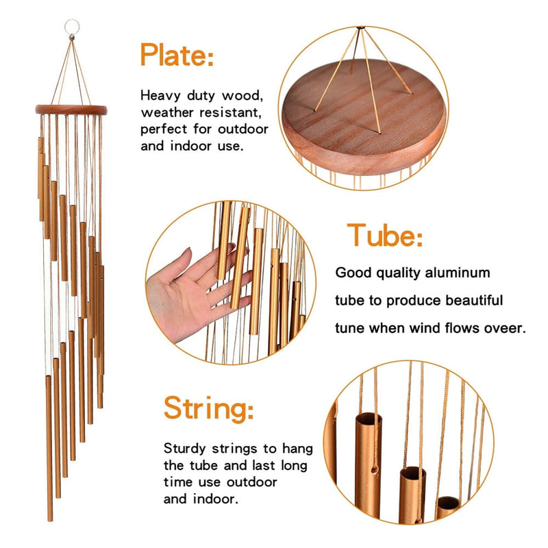 Handmade Metal Wind Chimes for Outdoor Home Decor