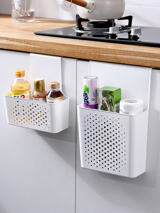 Multi-Purpose Over-the-Door Hanging Basket For Kitchen & Bathroom
