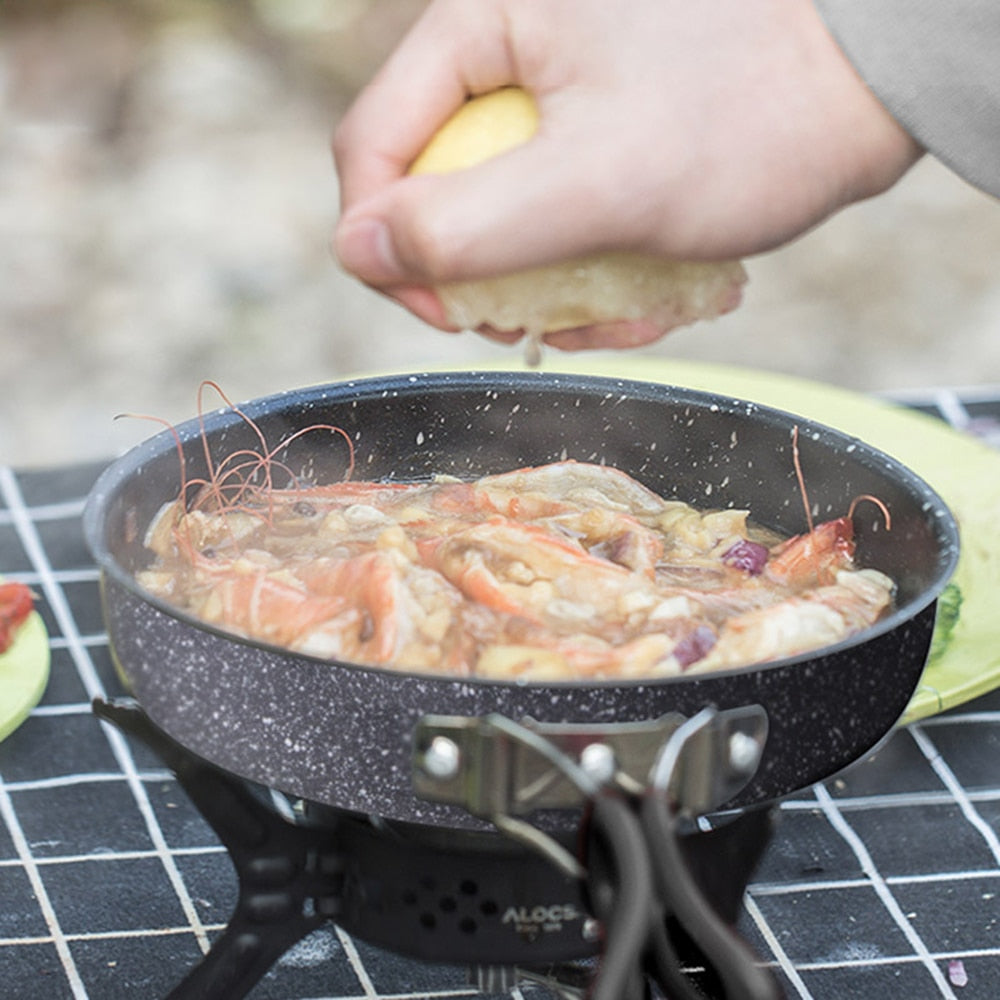 Lightweight Nonstick Frying Pan For Kitchen & Outdoor Camping Hiking