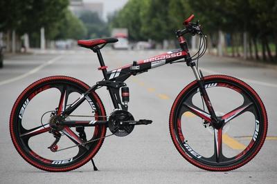 BeGasso 26 Inch Cycle Adult Foldable Mountain Bike Bicycle Racing Disc Brakes