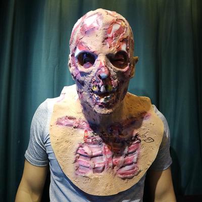 Halloween Horror Mask Latex Scary Mask Cosplay Party Mask Face Horror Ghost Mask
